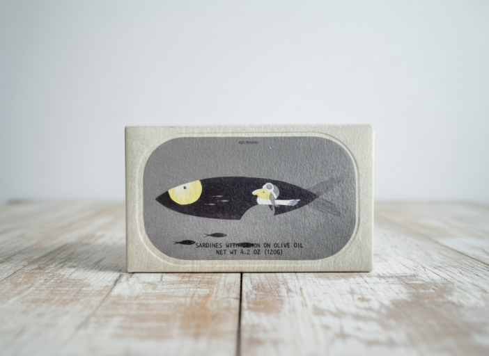 Kleine Sardinen in Olivenöl mit Zitrone